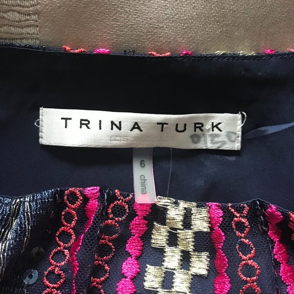 Trina Turk Junket Off-the-Shoulder Sequin Dress (NWT) - Picture 13 of 14
